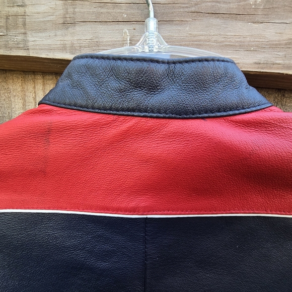 Jeff Gordon 24 Jacket Womens Small Black Red NASCAR Racing Genuine Leather - Picture 12 of 16